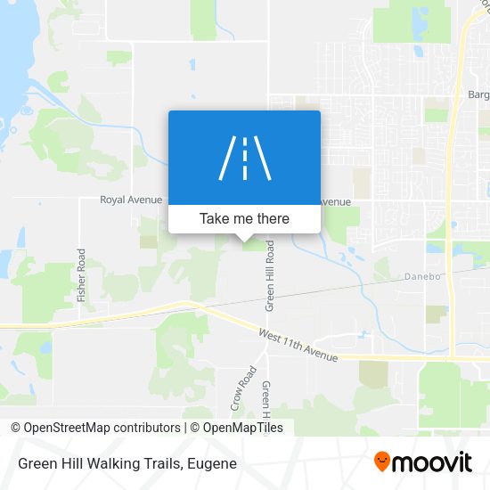 Green Hill Walking Trails map