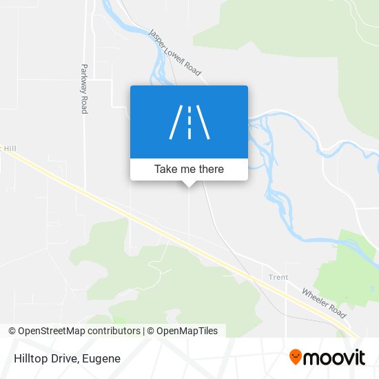 Hilltop Drive map