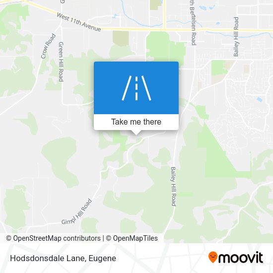 Mapa de Hodsdonsdale Lane