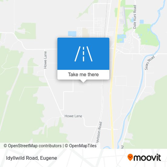 Mapa de Idyllwild Road