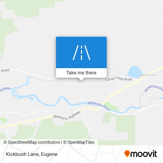Mapa de Kickbush Lane