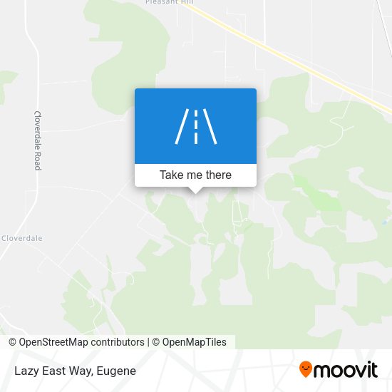 Lazy East Way map