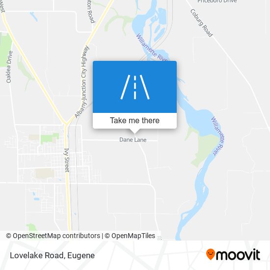 Lovelake Road map