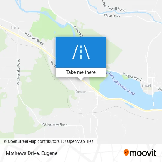 Mathews Drive map