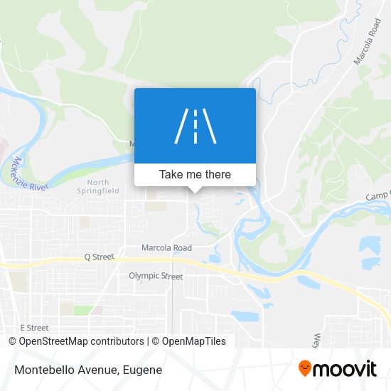 Mapa de Montebello Avenue
