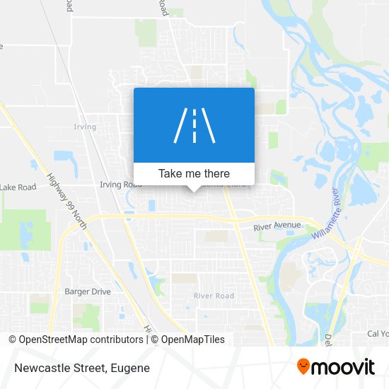 Mapa de Newcastle Street