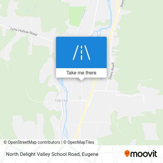 North Delight Valley School Road map