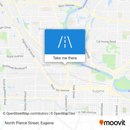 Mapa de North Pierce Street