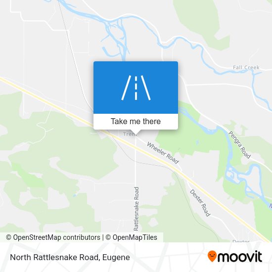Mapa de North Rattlesnake Road