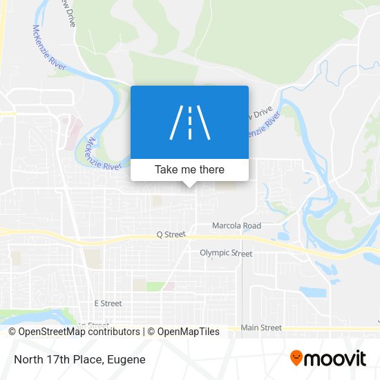 Mapa de North 17th Place