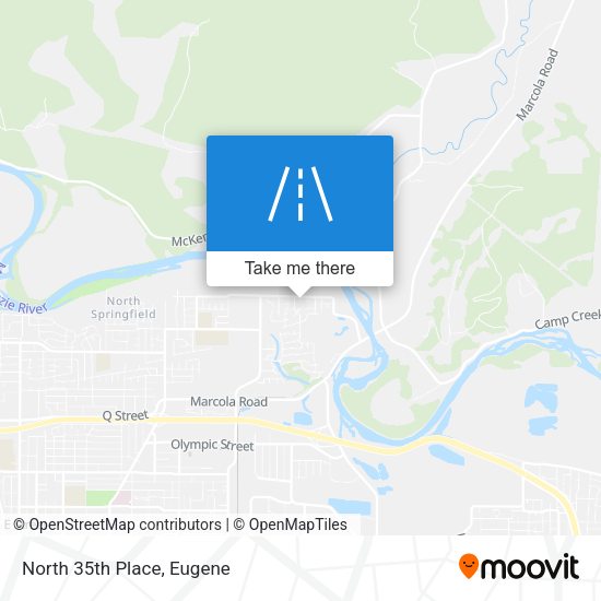 Mapa de North 35th Place