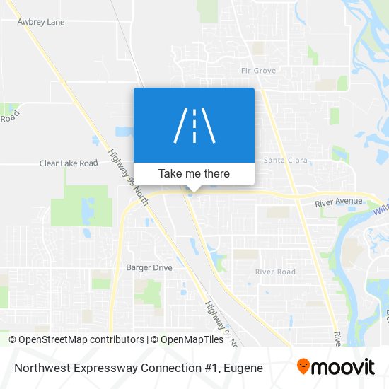 Northwest Expressway Connection #1 map