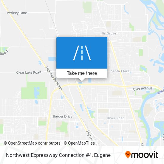 Northwest Expressway Connection #4 map