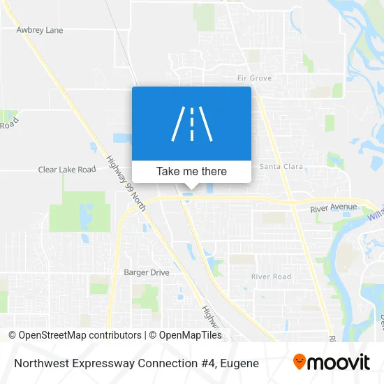Mapa de Northwest Expressway Connection #4