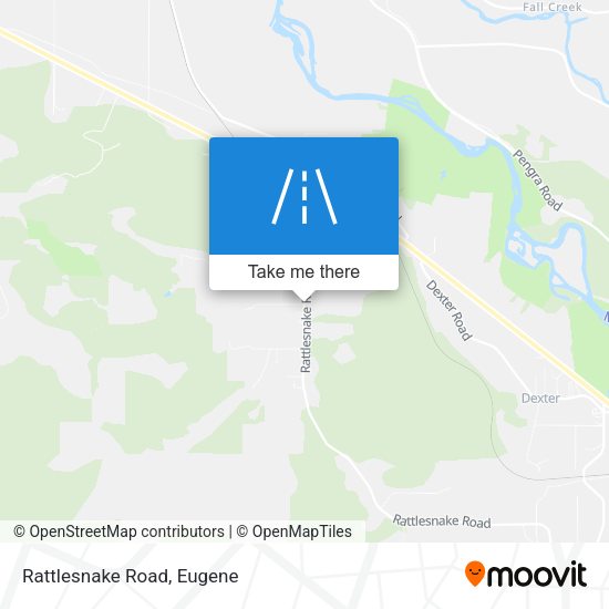 Mapa de Rattlesnake Road