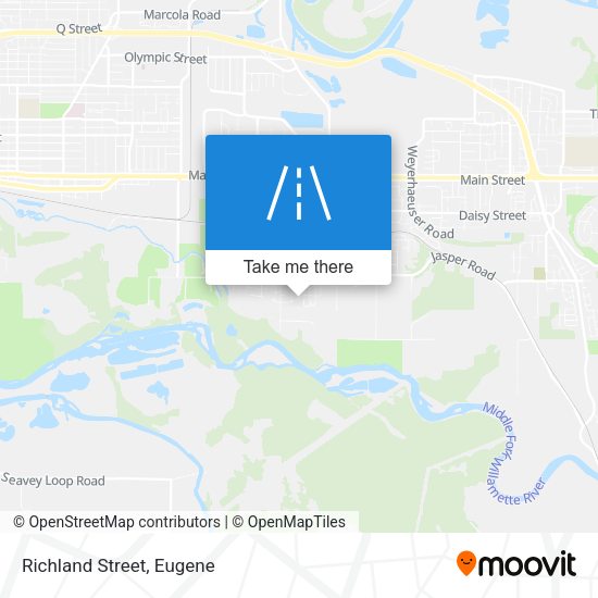 Mapa de Richland Street