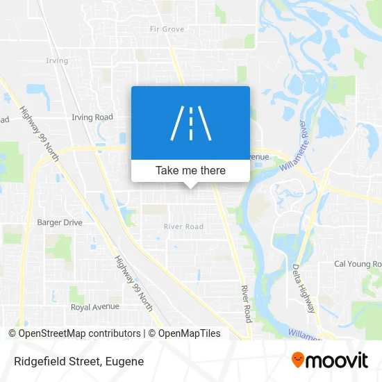 Ridgefield Street map