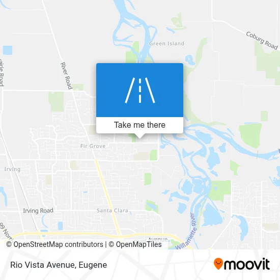 Rio Vista Avenue map