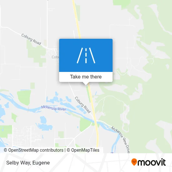 Selby Way map