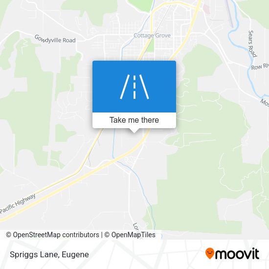 Mapa de Spriggs Lane