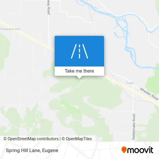 Spring Hill Lane map