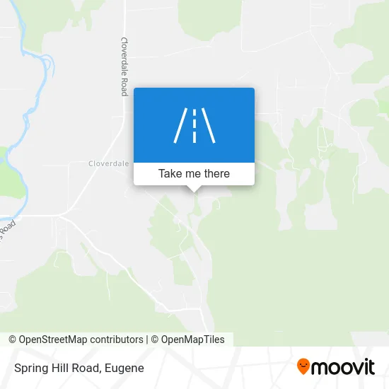 Spring Hill Road map