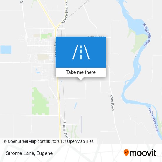 Strome Lane map