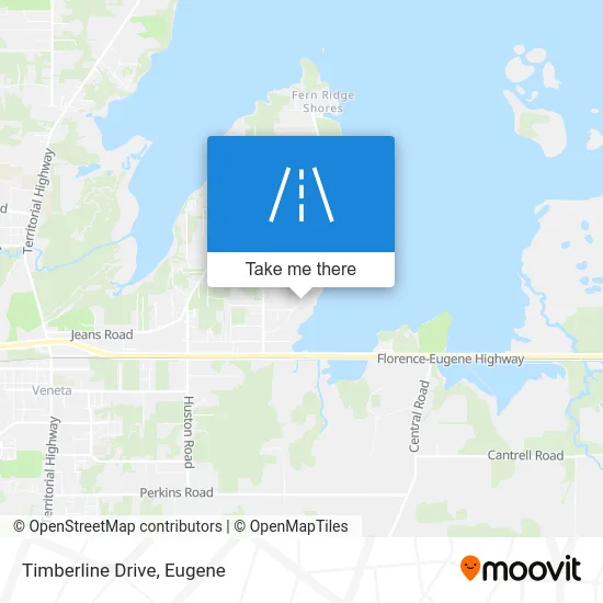 Timberline Drive map
