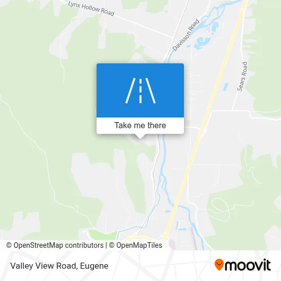Valley View Road map