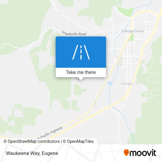 Mapa de Waukeena Way