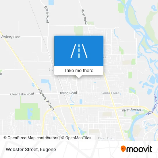 Mapa de Webster Street