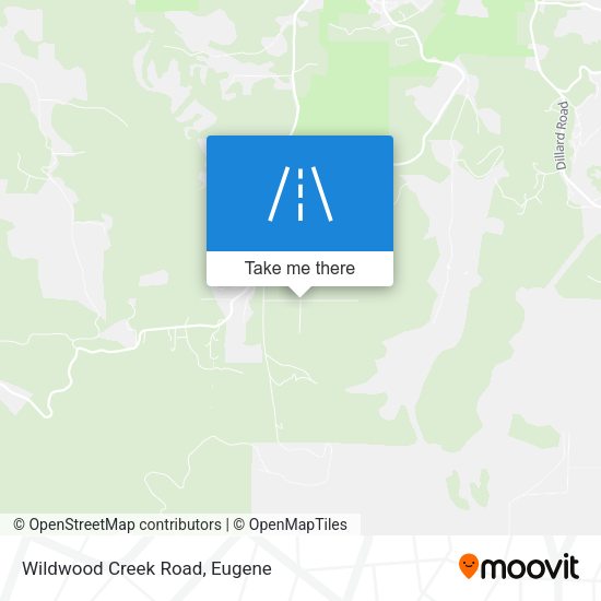 Wildwood Creek Road map