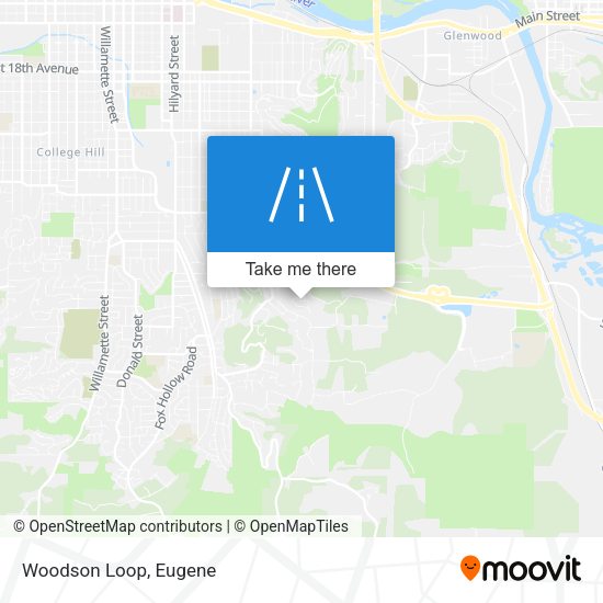 Woodson Loop map