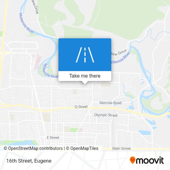Mapa de 16th Street