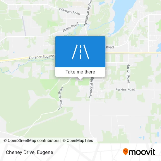 Cheney Drive map