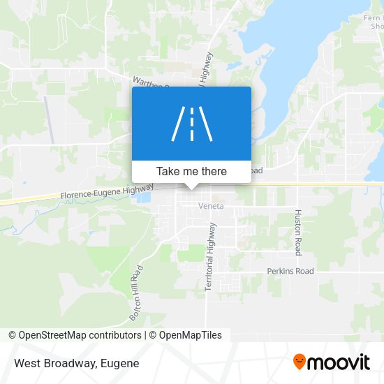 Mapa de West Broadway
