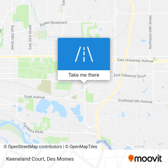 Keeneland Court map