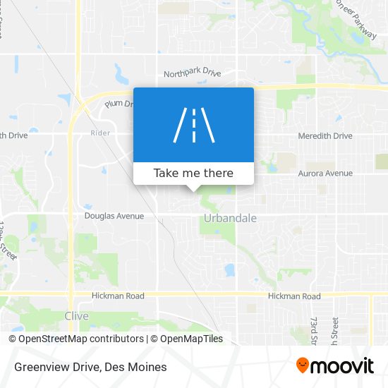 Greenview Drive map