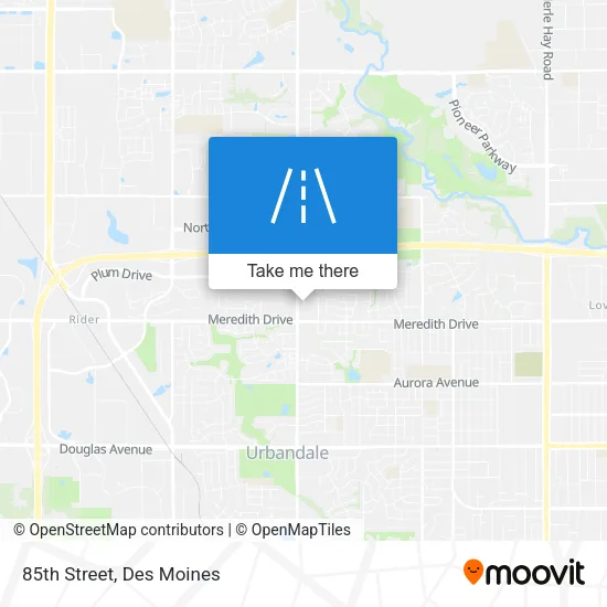 85th Street map
