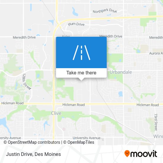 Mapa de Justin Drive