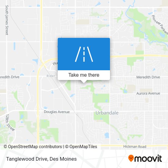 Mapa de Tanglewood Drive