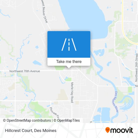 Hillcrest Court map
