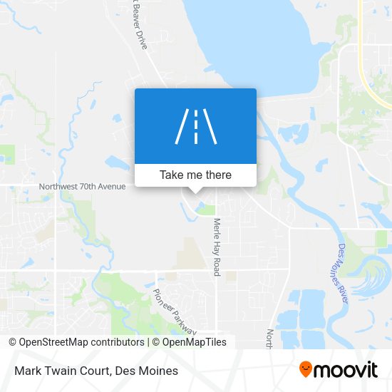 Mark Twain Court map