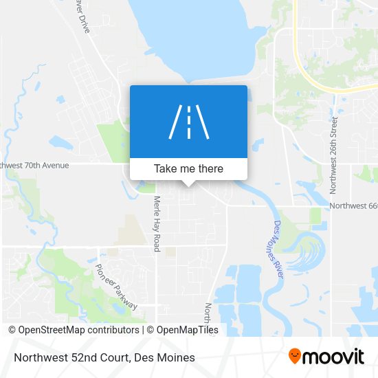 Northwest 52nd Court map