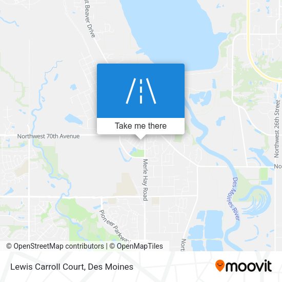 Lewis Carroll Court map