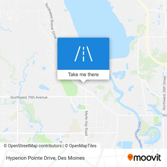 Hyperion Pointe Drive map