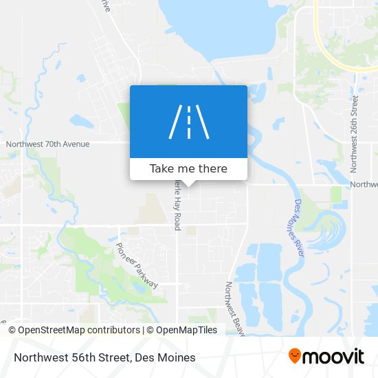 Northwest 56th Street map