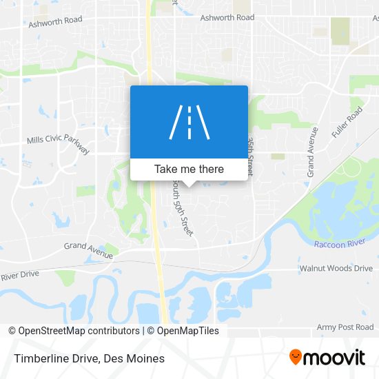 Timberline Drive map