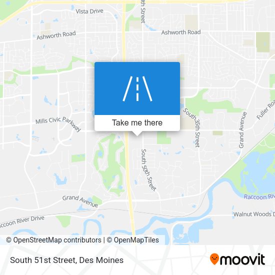 Mapa de South 51st Street