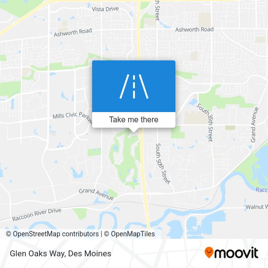 Mapa de Glen Oaks Way